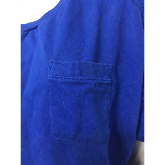 Lauren Ralph Lauren‎ Blue Short Sleeve Shirt With Pocket Size LG - Picture 5 of 8